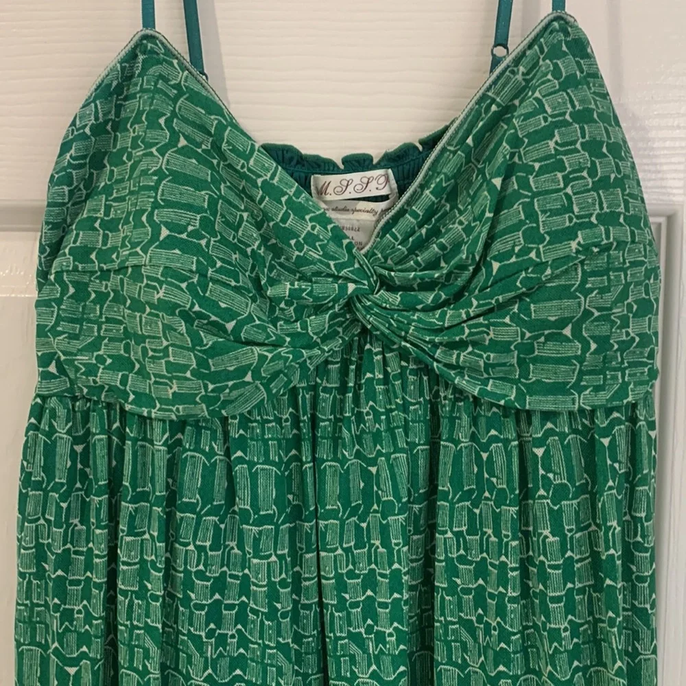 M. L. L. P. Max Studio Specialty Products - Green summer dress - size M - Picture 1 of 8